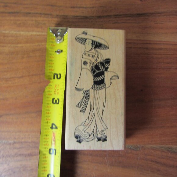 rubber stamp judikins 2547H geisha (W4643) - Picture 2 of 4